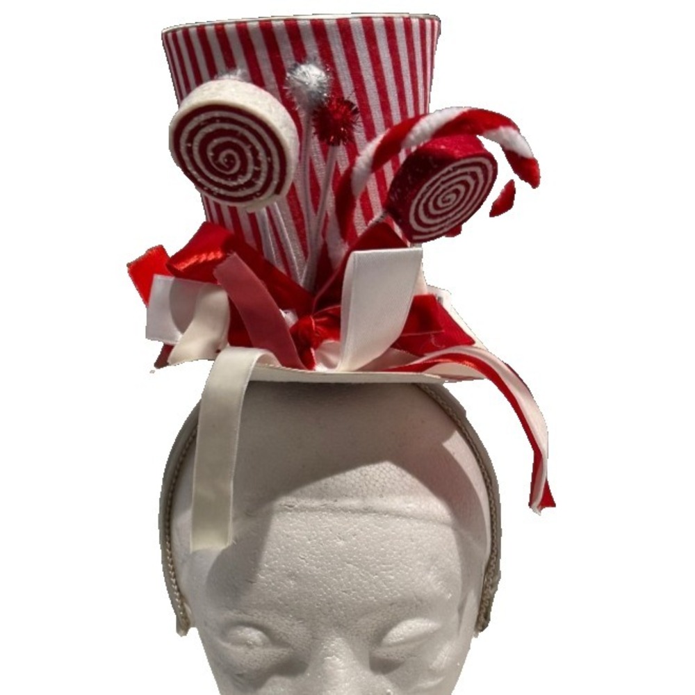 Katherine's Collection holiday headband peppermint candy cane Valentine's Day